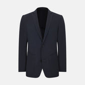 Charcoal Knitted London Blazer