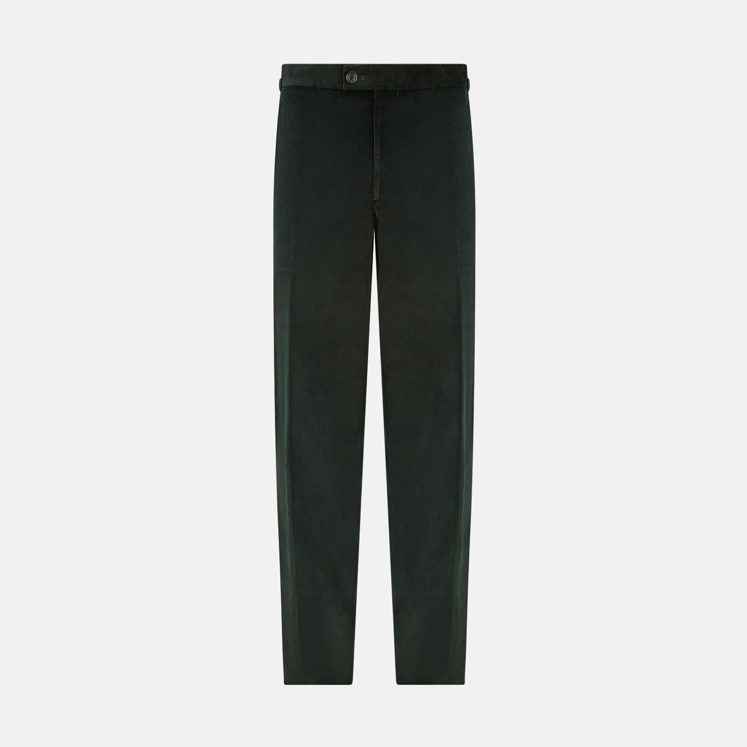 Dark Green Corduroy Henry Trousers