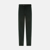 Dark Green Corduroy Henry Trousers