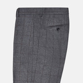 Grey And Brown Check Rupert Trousers