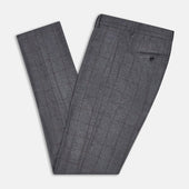 Grey And Brown Check Rupert Trousers