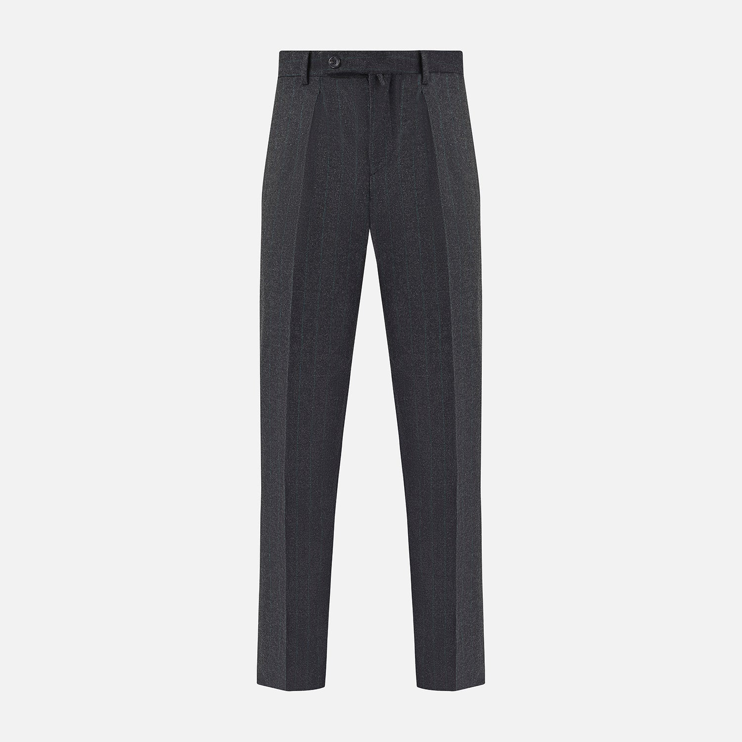 Dark Grey Pinstripe Edward Trousers