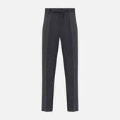 Dark Grey Pinstripe Edward Trousers