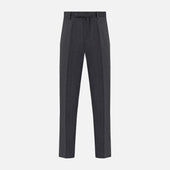 Dark Grey Pinstripe Edward Trousers