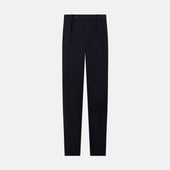 Navy Knitted London Trousers