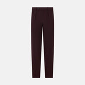 Burgundy Knitted London Trousers