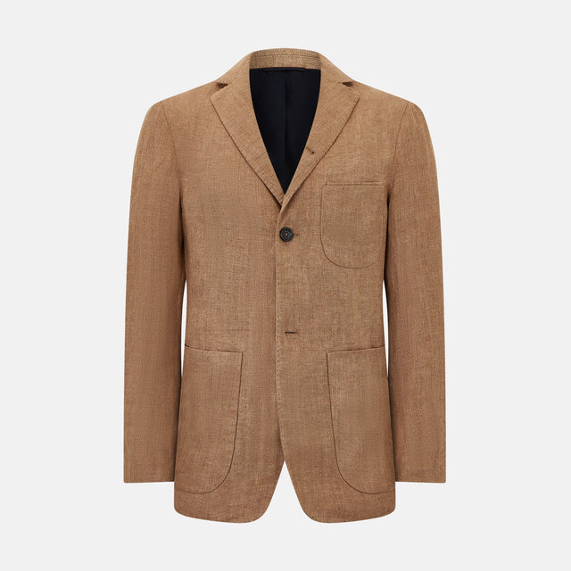 Camel Linen Amberley Blazer