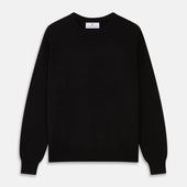 Black Crew Neck Cashmere Jumper