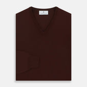 V Neck Merino Wool Jumper