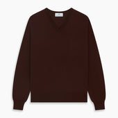 V Neck Merino Wool Jumper