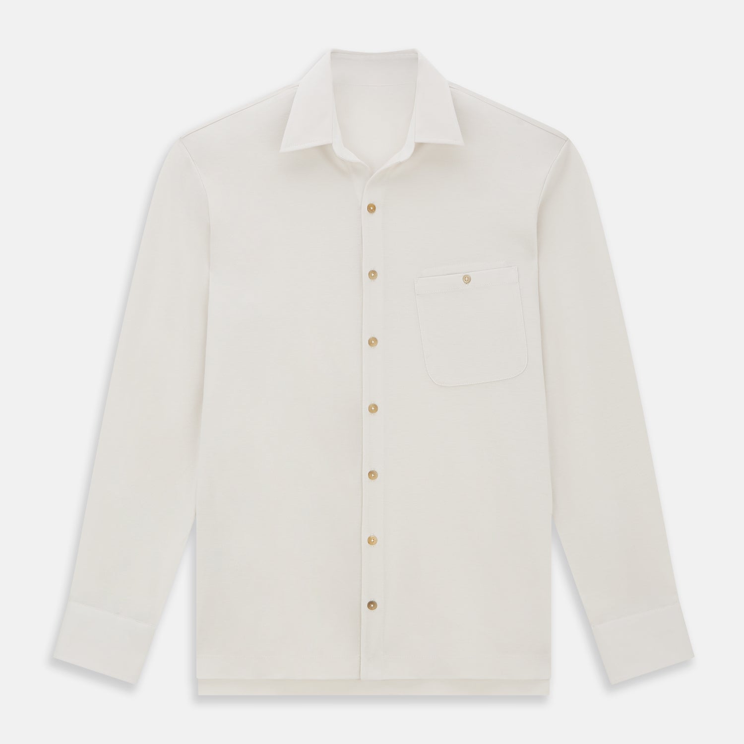 White Pique Shirt