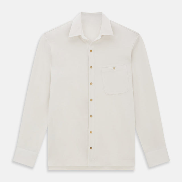 White Pique Shirt