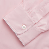 Pink Piped End On End Cotton Nightshirt