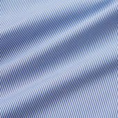 Fine Bengal Stripe Piped Cotton Nightshirt