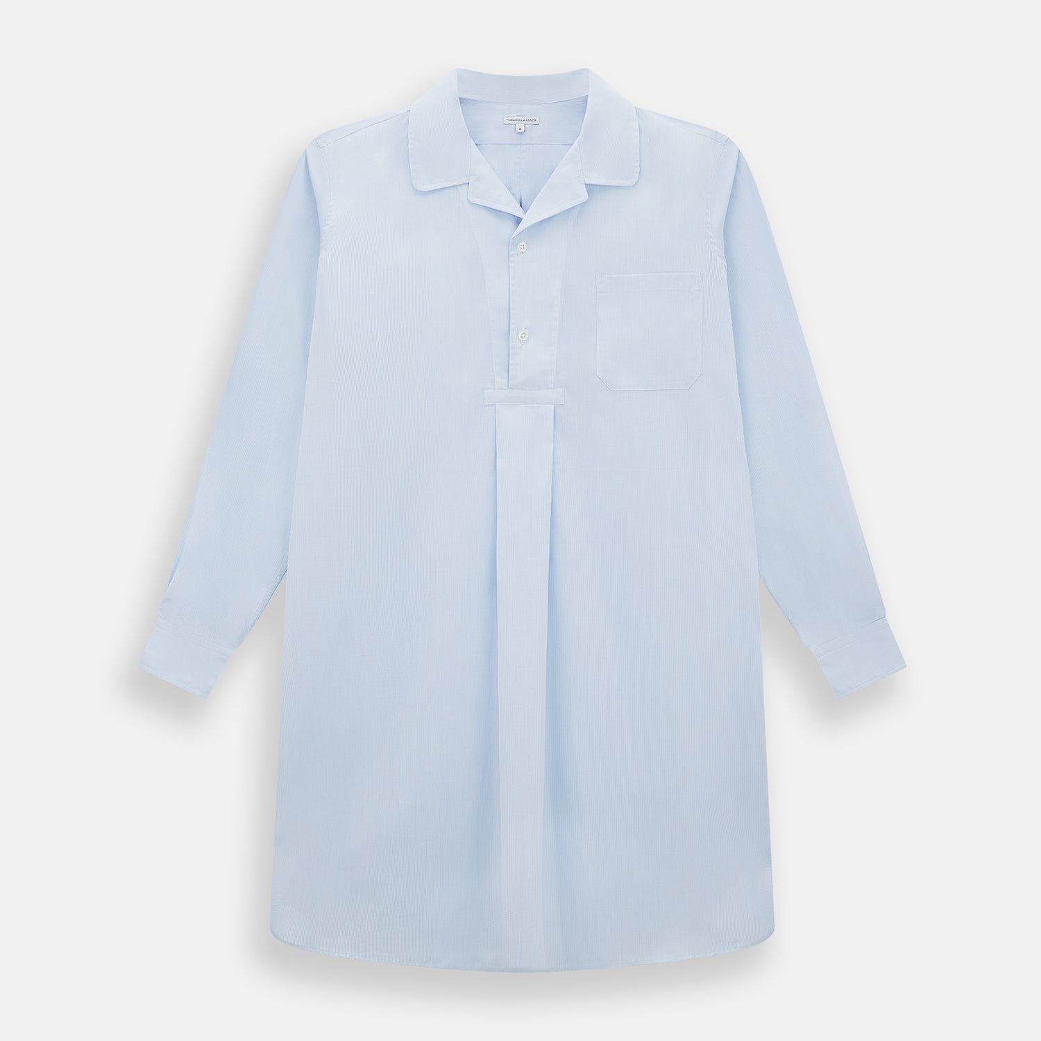 Pale Fine Micro Check Nightshirt