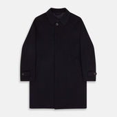 Dark Navy Cashmere Storm System Smith Coat
