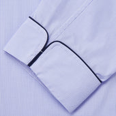 Fine Check Piped Sea Island Quality Cotton Pyjama Set