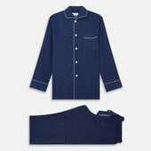 Piped Silk Pyjama Set