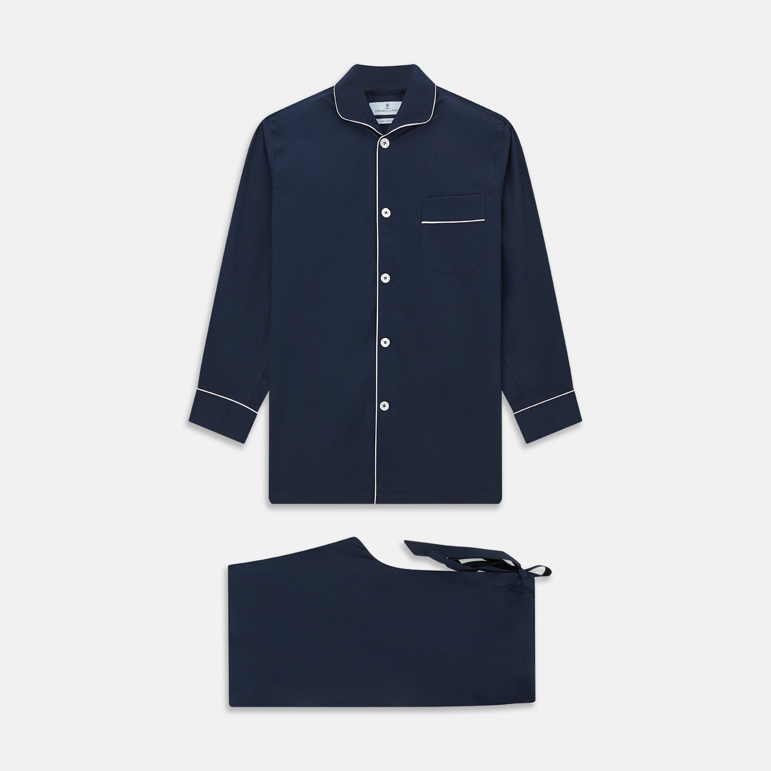 Piped Cotton Pyjama Set