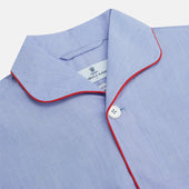 Piped End On End Cotton Pyjama Set