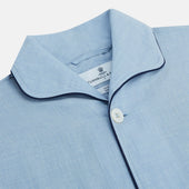 Piped Cotton Cashmere Pyjama Set