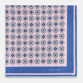 Light Floral Tile Silk Pocket Square