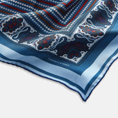Bonnet Dots And Paisley Silk Pocket Square