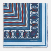 Bonnet Dots And Paisley Silk Pocket Square
