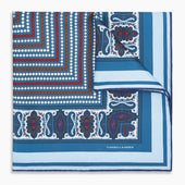 Bonnet Dots And Paisley Silk Pocket Square