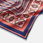 Dots And Paisley Silk Pocket Square