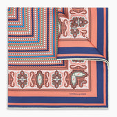 Dots And Paisley Silk Pocket Square