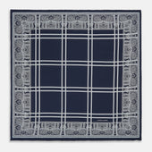 Paisley Bandana Patterned Silk Pocket Square