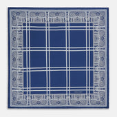 Azzurro Paisley Bandanda Patterned Silk Pocket Square