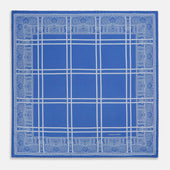 Avio Paisley Bandana Patterned Silk Pocket Square