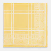 Banana Paisley Bandana Patterned Silk Pocket Square