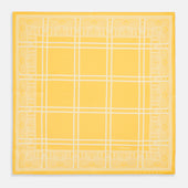 Banana Paisley Bandana Patterned Silk Pocket Square