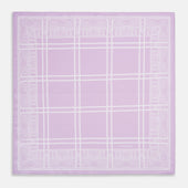 Lilac Paisley Bandana Patterned Silk Pocket Square