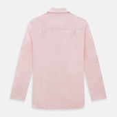 Pale Pink Linen Pyjama Shirt