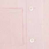 Pale Pink Linen Pyjama Shirt