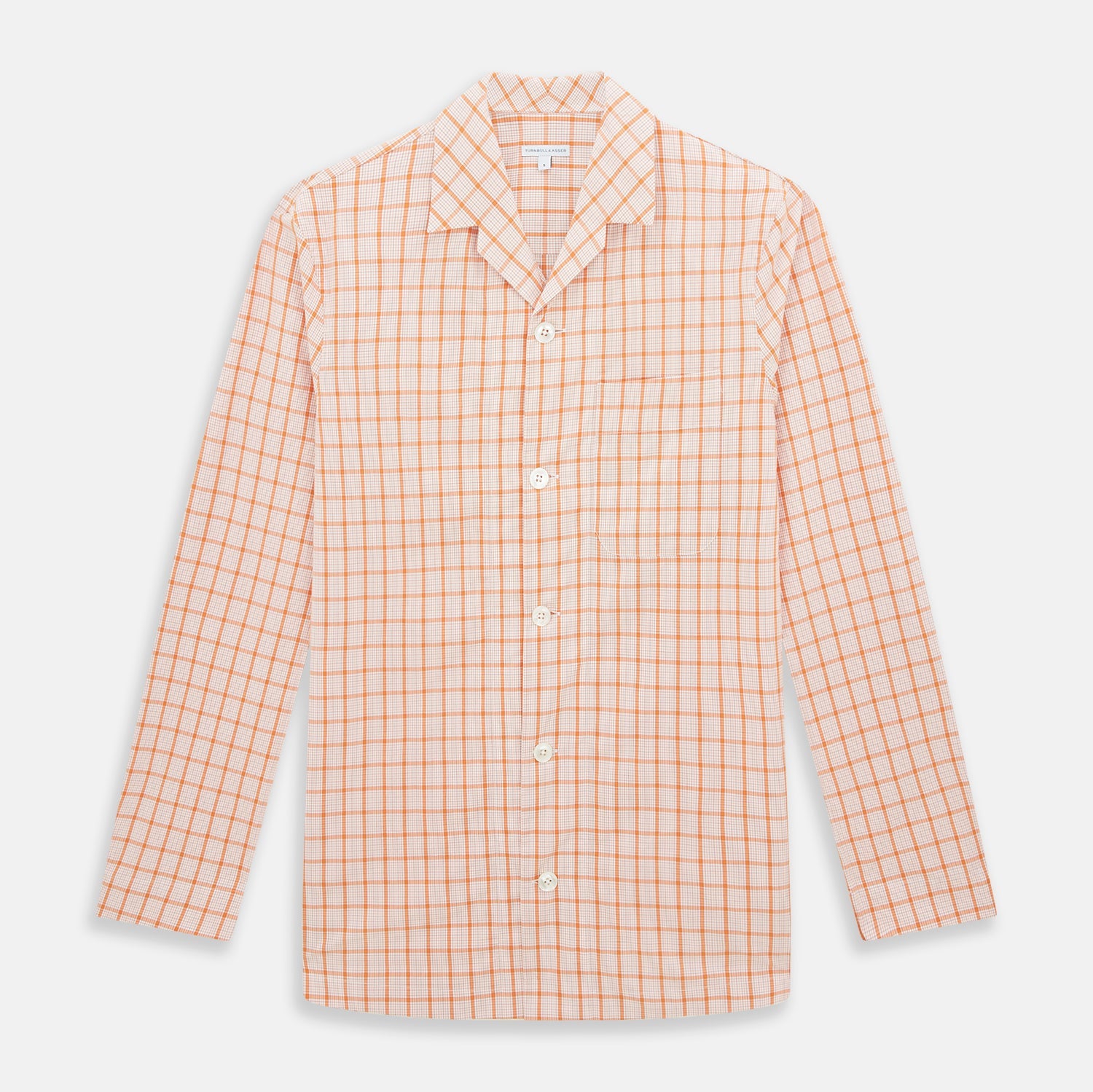 Graph Overlay Check Pyjama Shirt