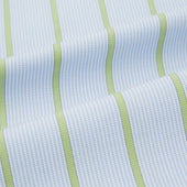 Light Green And Blue Stripe Pyjama Shirt