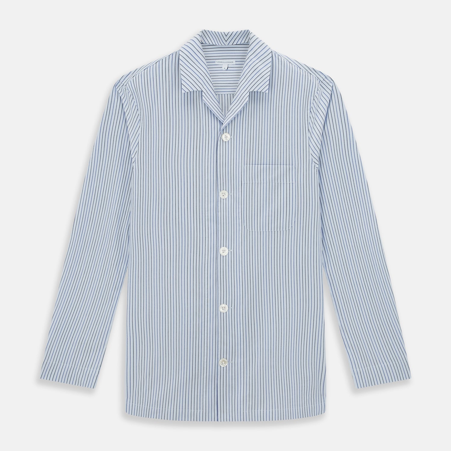 Shadow Pinstripe Pyjama Shirt
