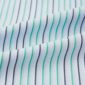 Green And Shadow Pinstripe Pyjama Shirt