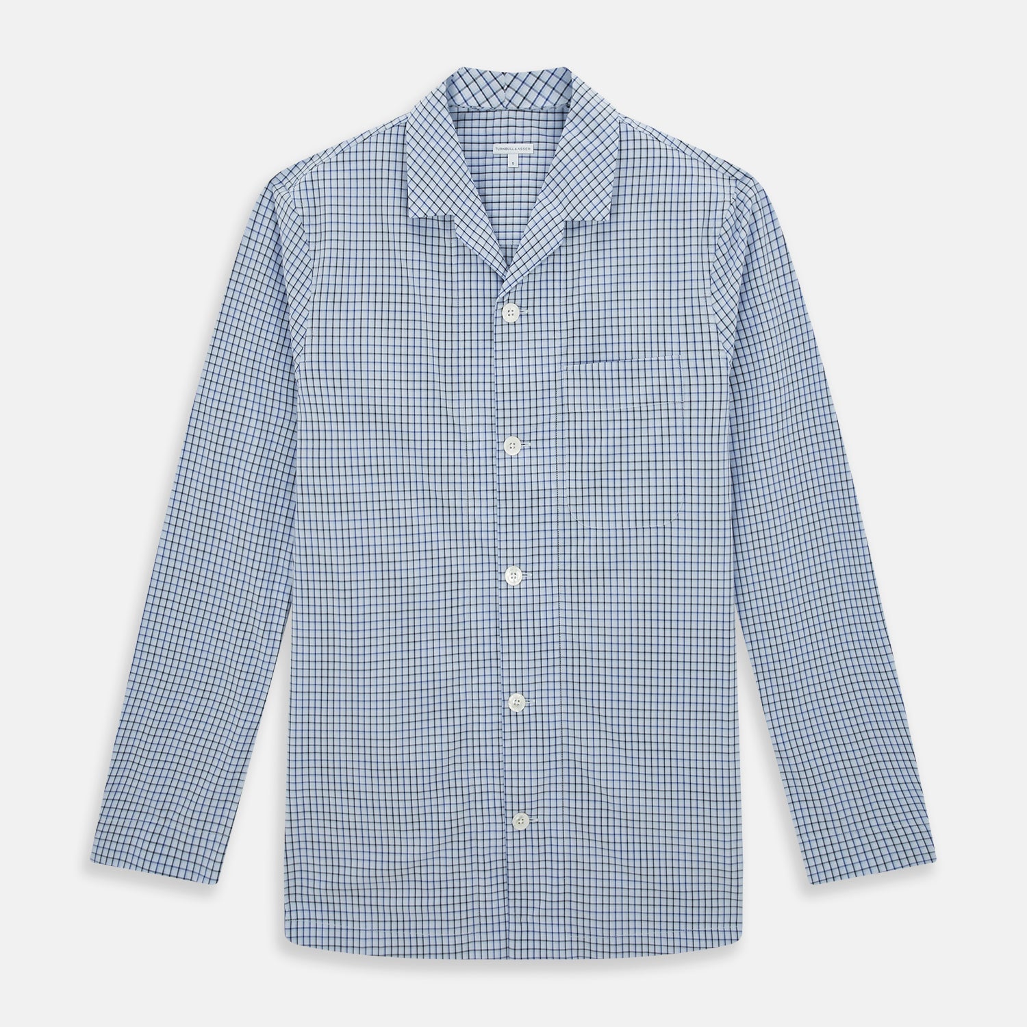 Shadow Check Pyjama Shirt