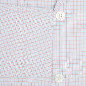 Red Multi Graph Check Pyjama Shirt