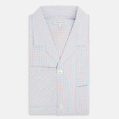 Red Multi Graph Check Pyjama Shirt