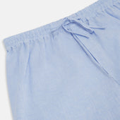 Pale Linen Pyjama Trousers