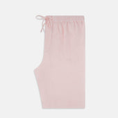 Pale Pink Linen Pyjama Trousers