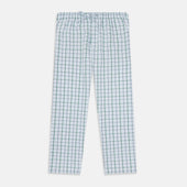 Blue and Green Tattersall Check Pyjama Trousers