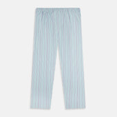 Green And Shadow Pinstripe Pyjama Trousers